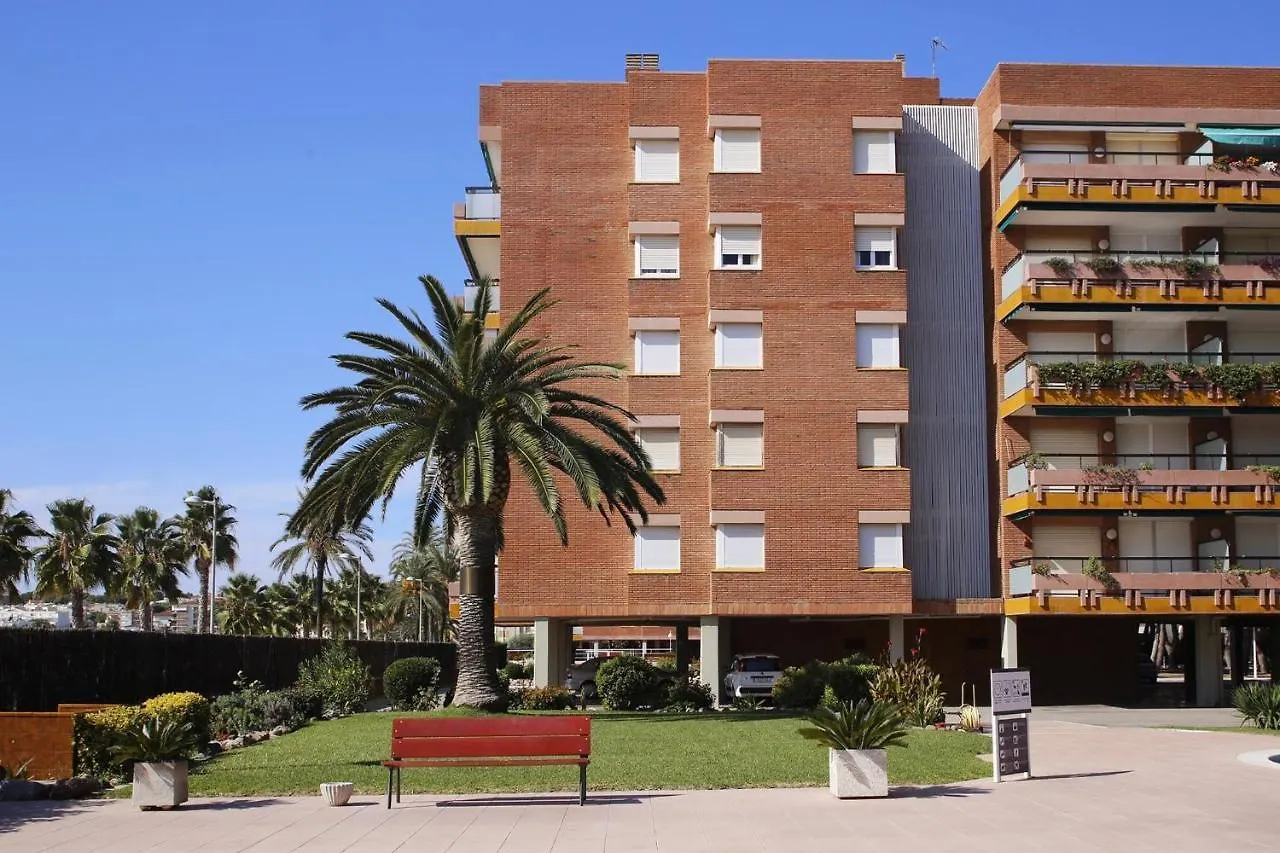 Lägenhet At053 Els Pins, Primera Linea Con Piscina, Airco Torredembarra Spanien